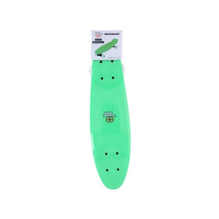 Skateboard No Fear pentru copii, 57x15x9cm PP/PVC, Verde