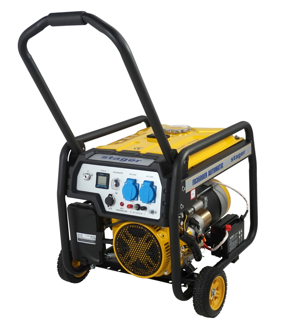 Stager FD 3600ER Automatic Generator open-frame 3kW, monofazat, benzina, pornire electrica - 2 | YEO