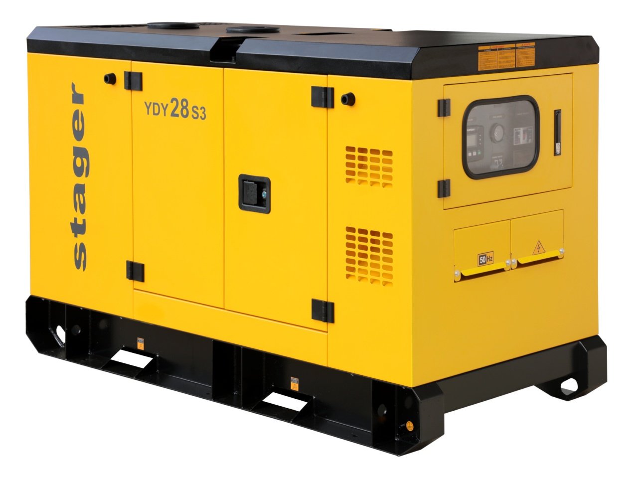 Stager YDY28S3 Generator insonorizat 28kVA, 36A, 1500rpm, trifazat, diesel