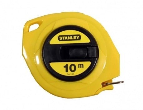 Stanley 0-34-102 Ruleta inchisa standard cu banda de otel, 9.5mm, 10m