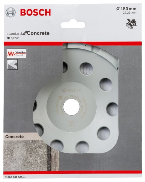 Bosch Disc diamantat abraziv oala Standard for Concrete 180x22.23x5mm