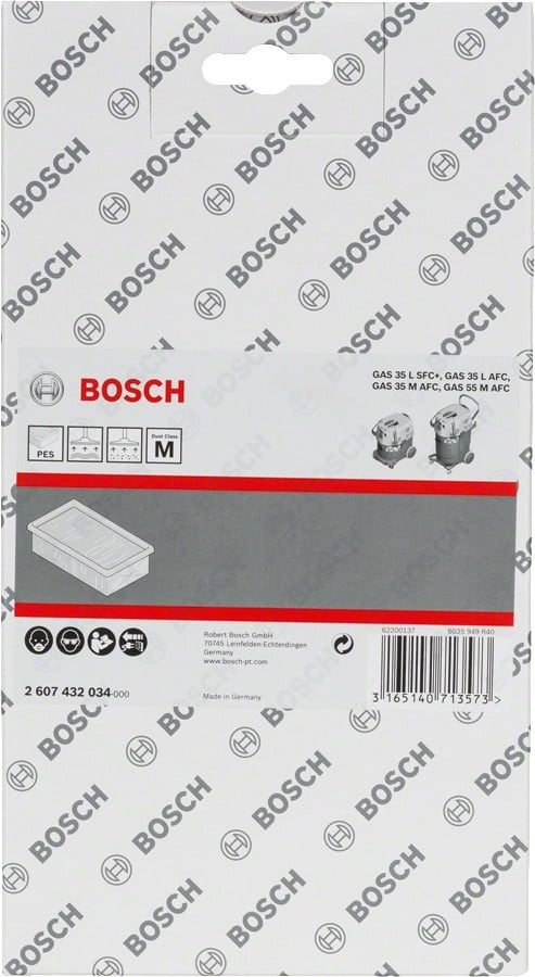 Bosch Filtru burduf din poliester pentru GAS 35, GAS 55 - 1 | YEO