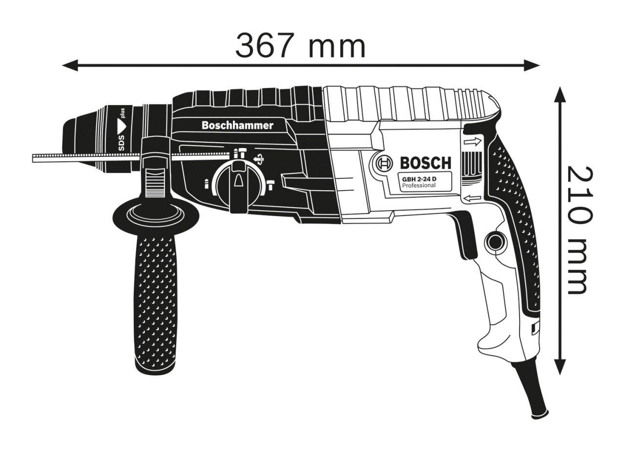 Bosch GBH 240 Ciocan rotopercutor, 790W, 2.7J, SDS Plus