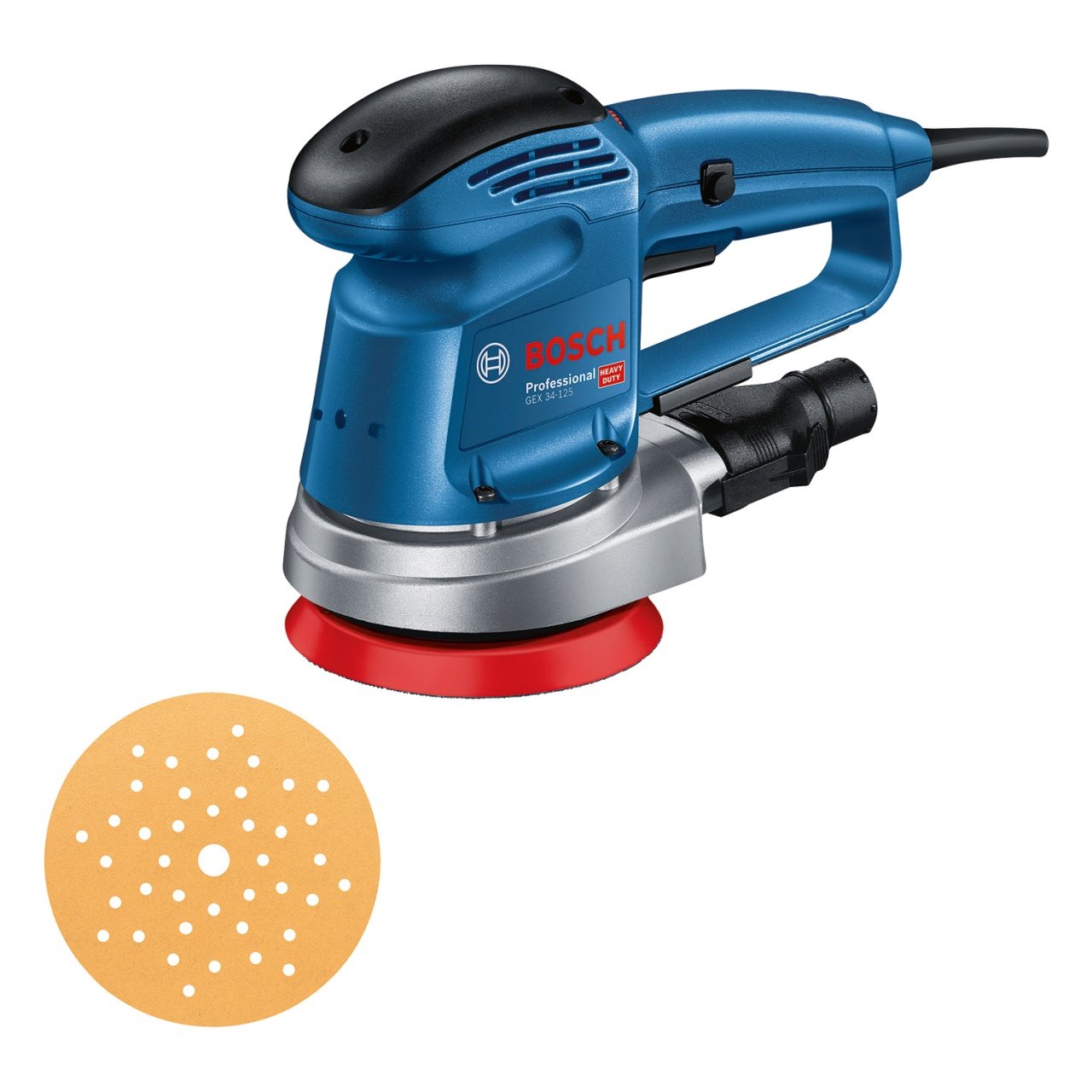 Bosch GEX 34 - 125 Slefuitor cu excentric 340W, 125mm