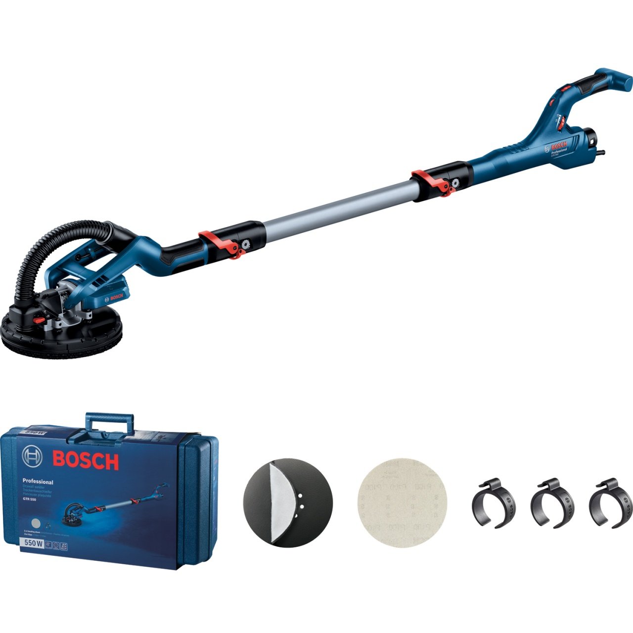 Bosch GTR 550 Slefuitor pentru pereti/tavan/gips-carton, 550 W, 215 mm,