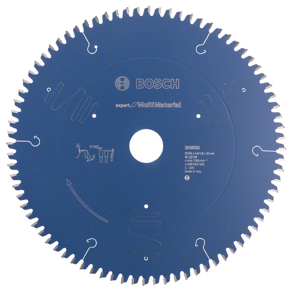 Bosch Panza fierastrau circular EX MU B, 30x254mm, 80T