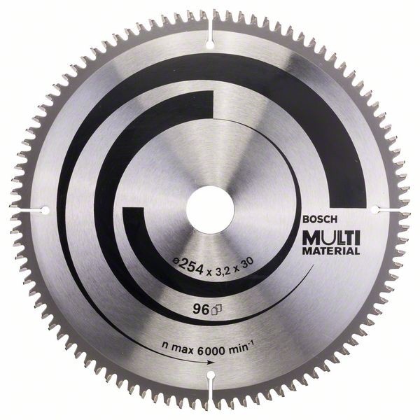 Bosch Panza fierastrau circular Multi Material, 254x30x3.2mm, 96T