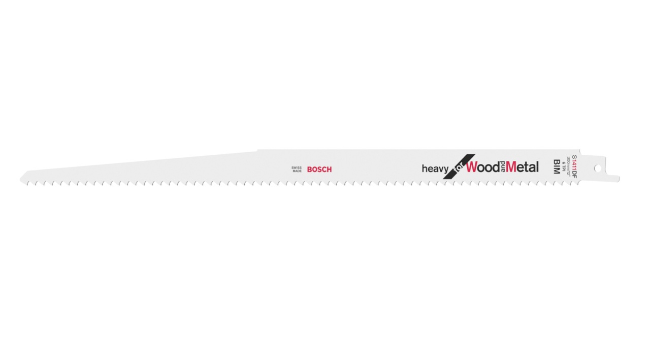 Bosch Set 2 panze fierastrau sabie S 1411 DF Heavy Wood and Metal, 300mm