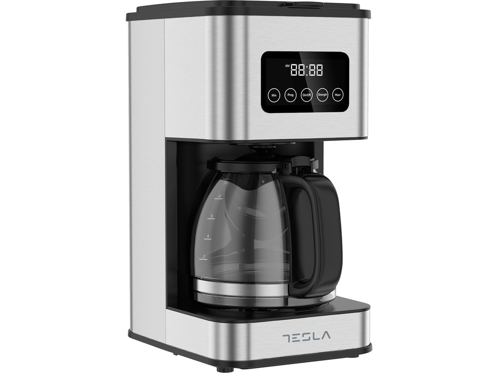 Cafetiera digitala Tesla CMF201BX, 900W, 1.5 LDisplay digital, Inox - 2 | YEO