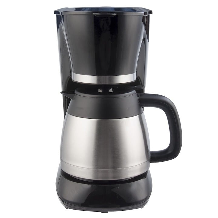 Cafetiera Studio Casa CM 1019 Savor Thermo, 800 W, 1 l, Vas cafea inox, Negru/ Inox