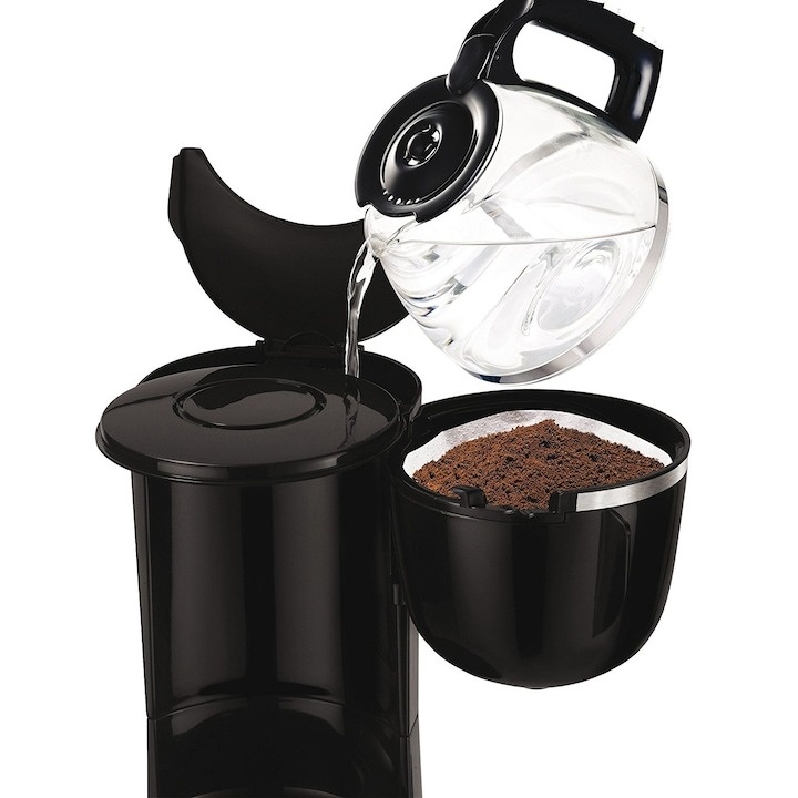 Cafetiera Tefal Perfectta CM340811, 600W, 0.6 L, vas sticla, sistem antipicurare, functie de mentinere la cald, Negru - 2 | YEO