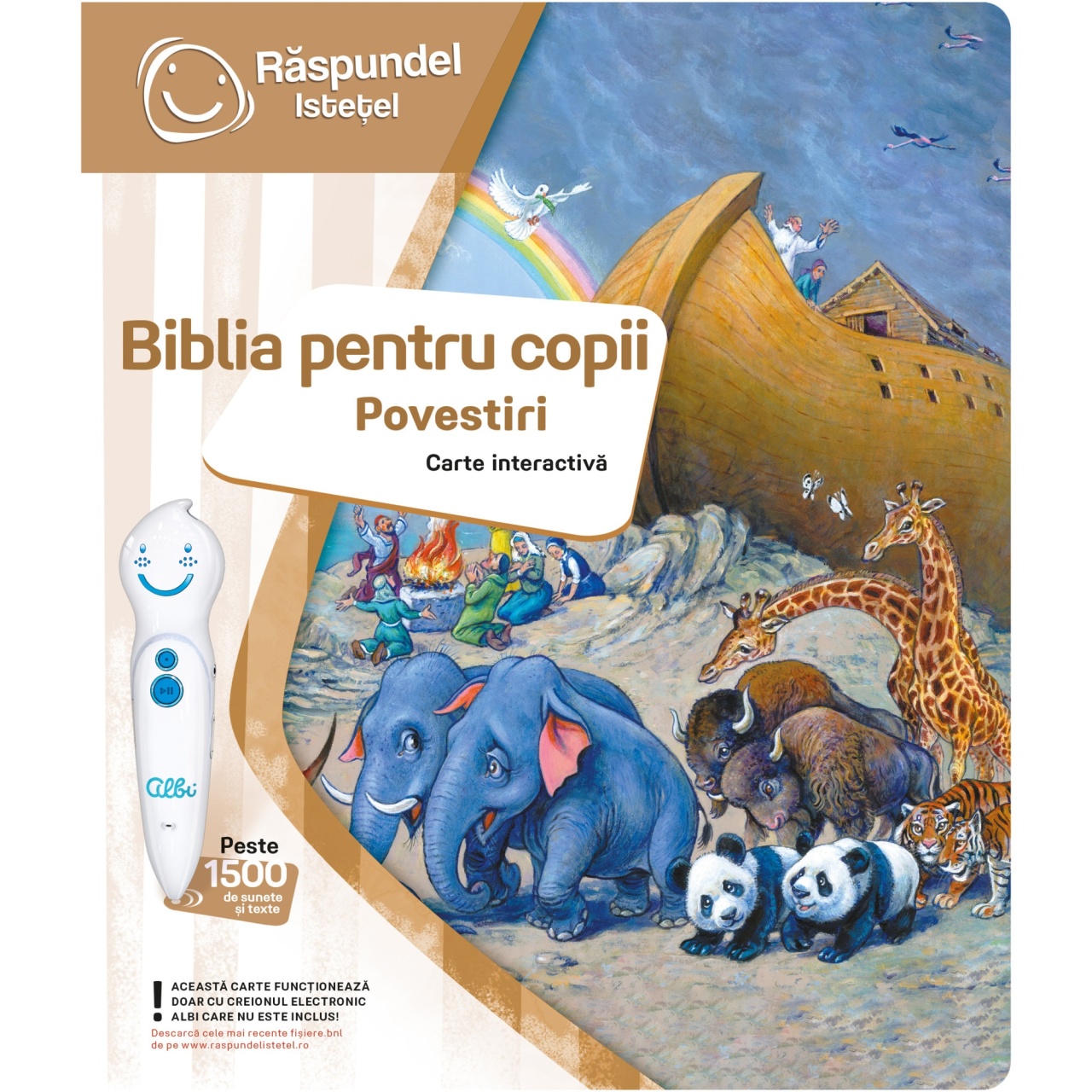 Carte Raspundel Istetel - Biblia pentru copii, Povestiri