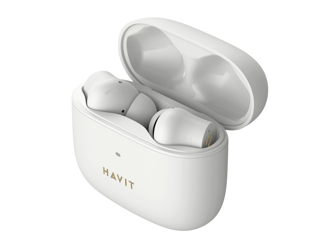 Casti HAVIT TW958 PRO, Bluetooth 5.3, TWS, In-Ear, Control tactil, Bej