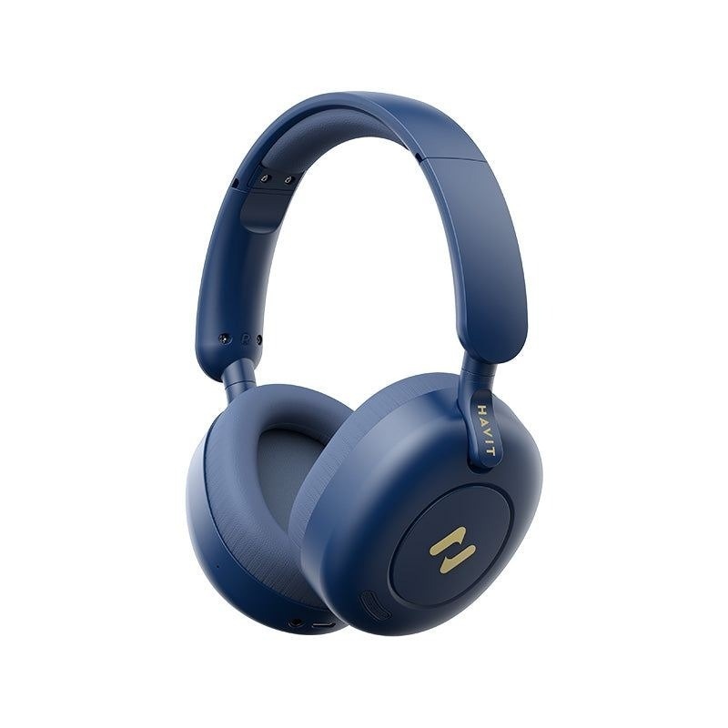 Casti wireless HAVIT H655BT, Bluetooth 5.3, Albastru