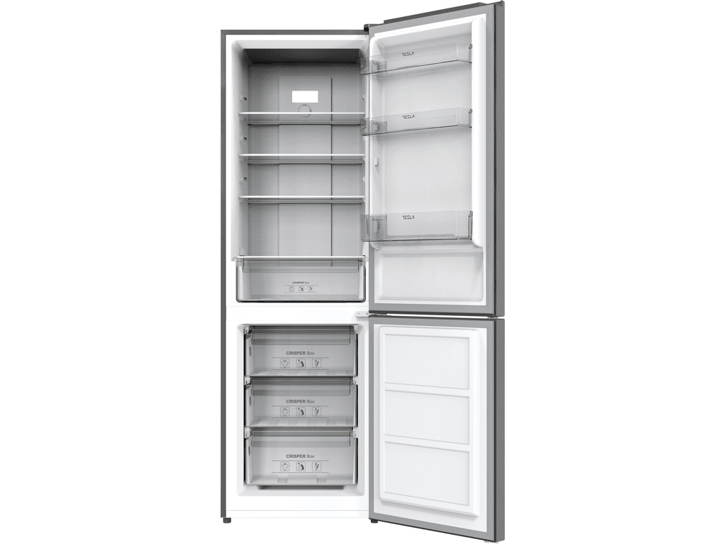 Combina frigorifica Tesla RC3200FHXE, E, 293L,H185NO Frost, iluminare LED, Inox - 1 | YEO