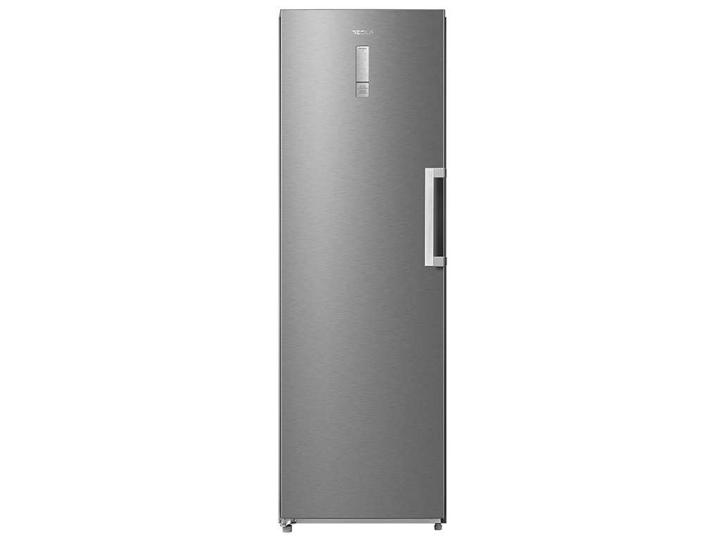 Congelator vertical Tesla RU2700FMX, E, 273L, H185Total No Frost, Functie frigider, display ext,Inox
