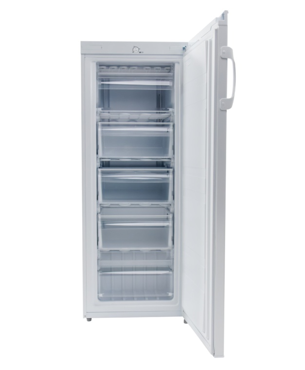 Congelator vertical VIVAX VF-157E W, 160L, Clasa E, Termostat reglabil, Usa reversibila, Suprafata painted metal, 5 cutii depozitare, H 142 cm, Alb - 2 | YEO
