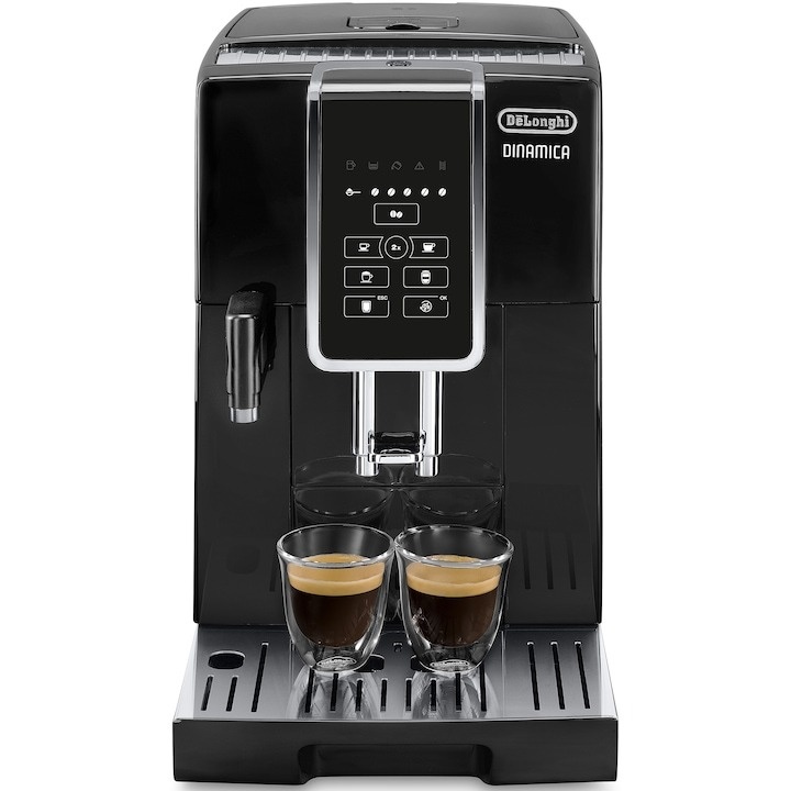 Espressor automat DE’LONGHI Dinamica ECAM 350.50.B, 1450W, 5 tipuri de bauturi, 15 bari, Carafa pentru lapte cu sistem LatteCrema, Negru - 3 | YEO