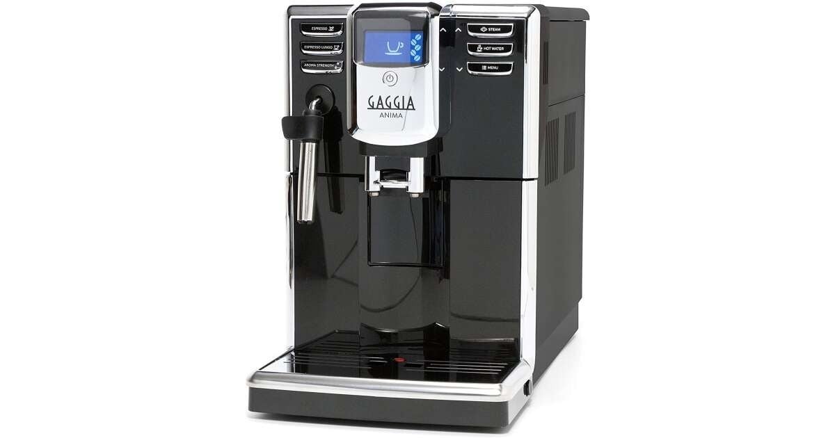 Espressor automat Gaggia Anima CMF R18760/01, 1850 W, 15 bar, rasnita ceramica, optiaroma 5 trepte, 5 bauturi, Negru