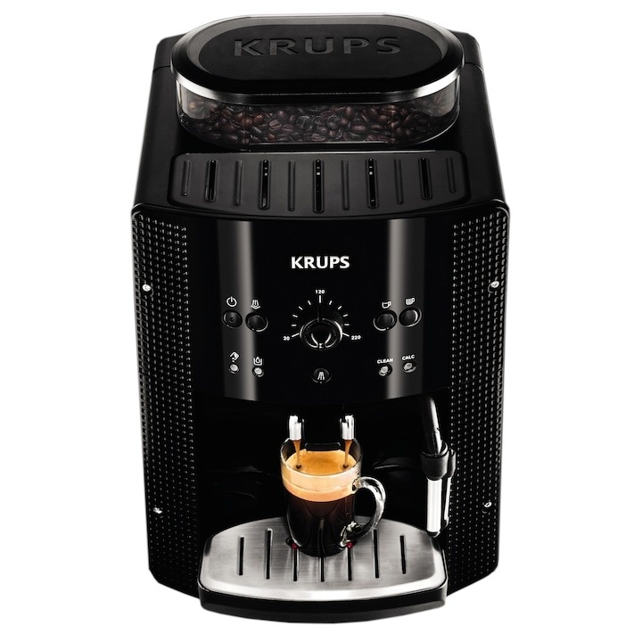 Espressor automat Krups Espresseria Automatic EA8108, 1450W, 15 bar, rezervor apa 1.6 l, rasnita 3 nivele, negru - 2 | YEO