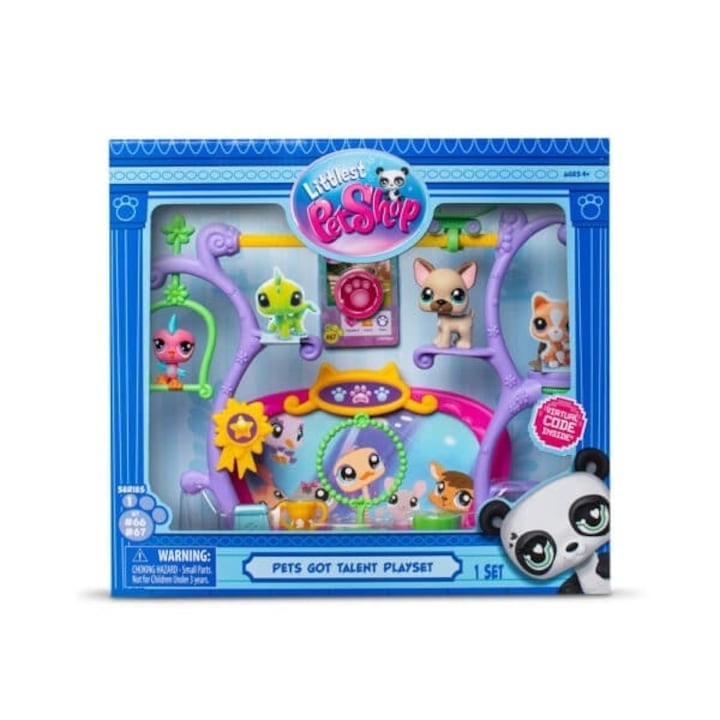 Figurina Pets Got Talent Playset, Littlest Pet Shop, Multicolor