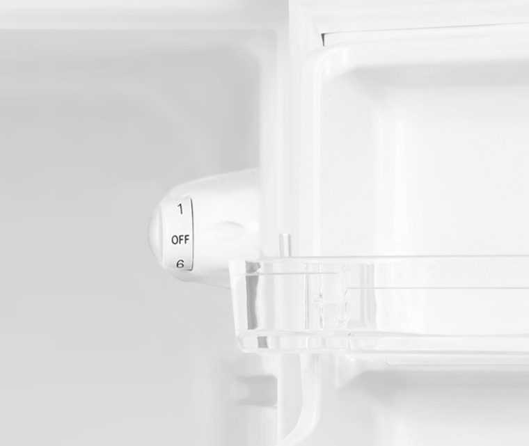 Frigider cu o usa VIVAX TTL-131E, 131L, Clasa E, Termostat reglabil, Iluminare interioara, Usa reversibila, Suprafata painted metal, 3 Rafturi de Sticla securizata, H 85 cm, Alb - 2 | YEO