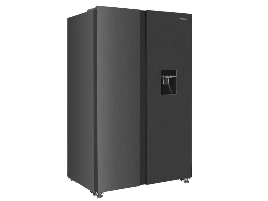 Frigider side-by-side Tesla RB5210FHXE, 529L, InoxInverter, E, Dozator apa, NoFrost, display LED - 1 | YEO