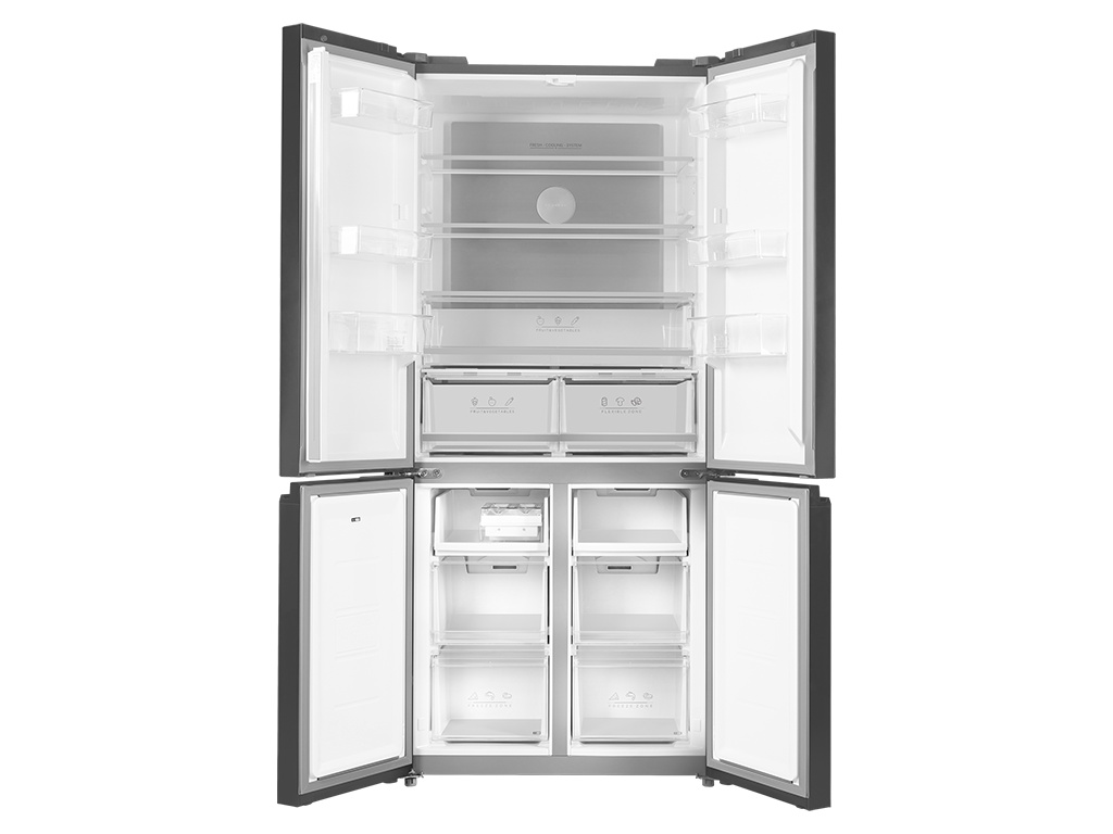 Frigider side-by-side Tesla RF5100FMBE, 511L, E190H, Total No Frost, Motor Inverter, Display LED - 1 | YEO