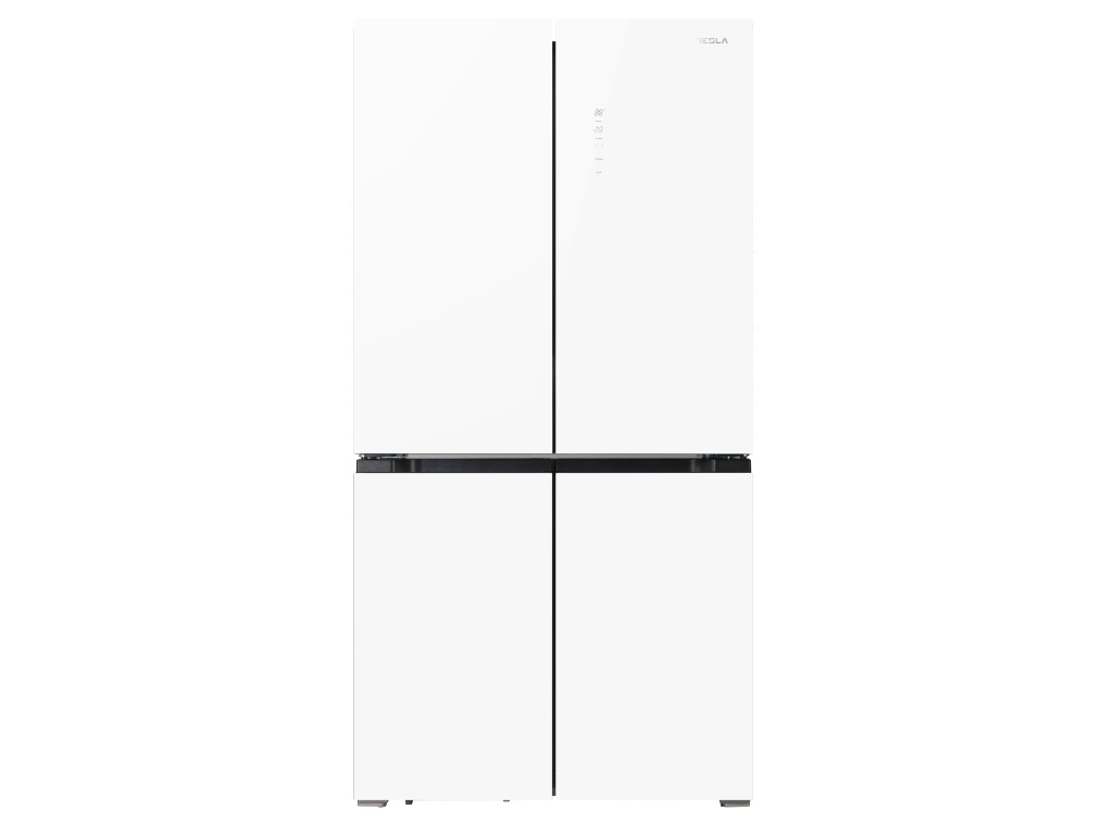 Frigider side-by-side Tesla RM5600FSNWE, 567L,H183Total No Frost, , Clasa E, Sticla Alba