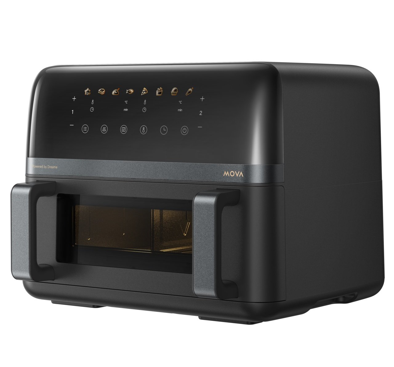 Friteuza cu aer MOVA, AeroChef FD20 Pro, 2700 W, 9L, Metal, LED, 7 Moduri, Negru - 1 | YEO