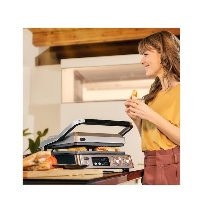 Gratar electric Braun CG 7044, 2000 W, 2 seturi de placi Inox - 2 | YEO