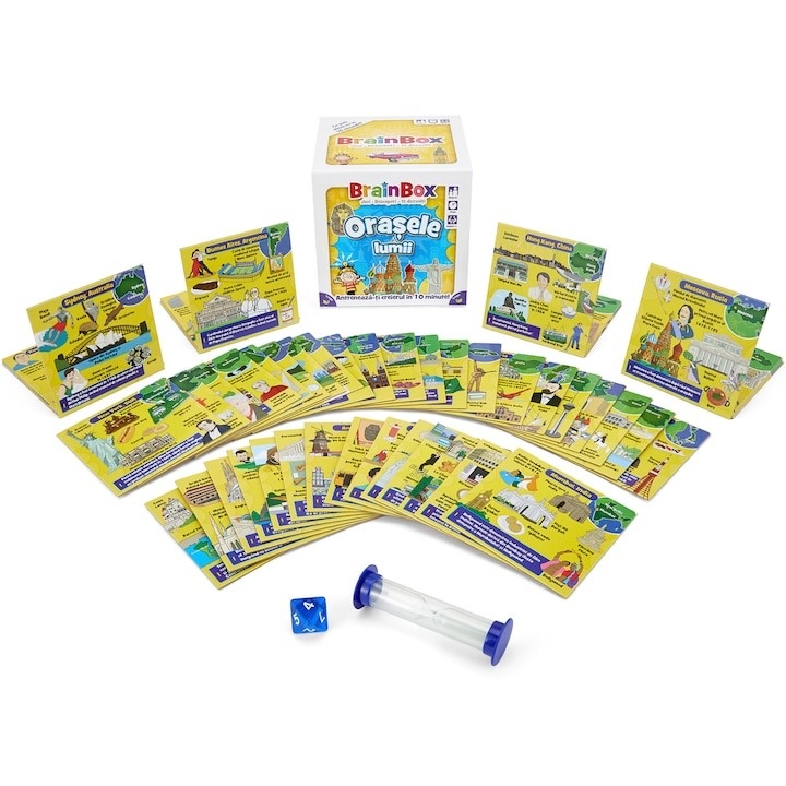 Joc educativ BrainBox, Orasele Lumii - 4 | YEO