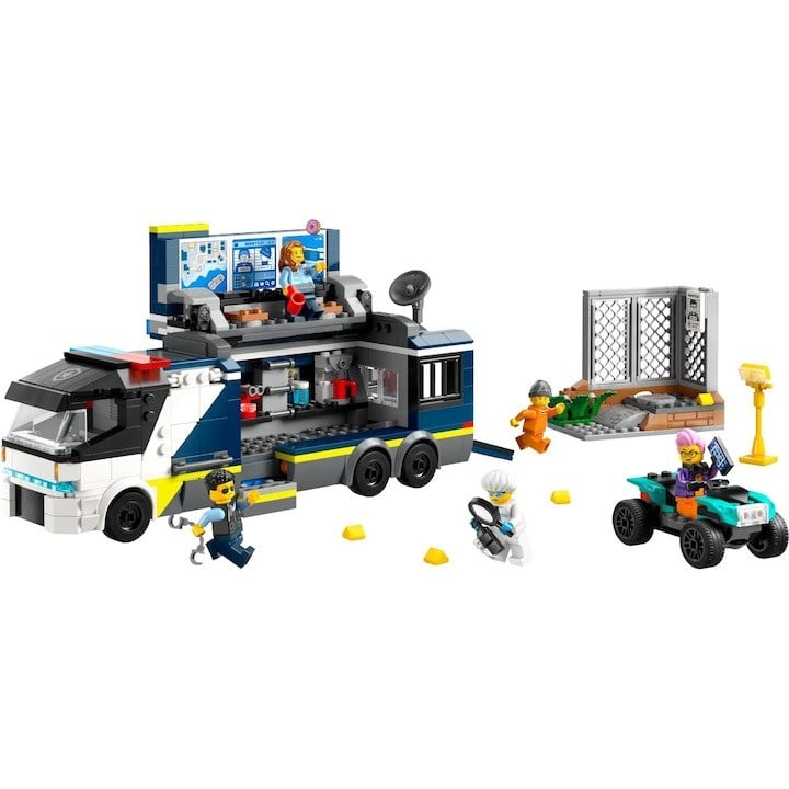 LEGO® City - Laborator mobil de criminalistica 60418, 674 piese - 2 | YEO