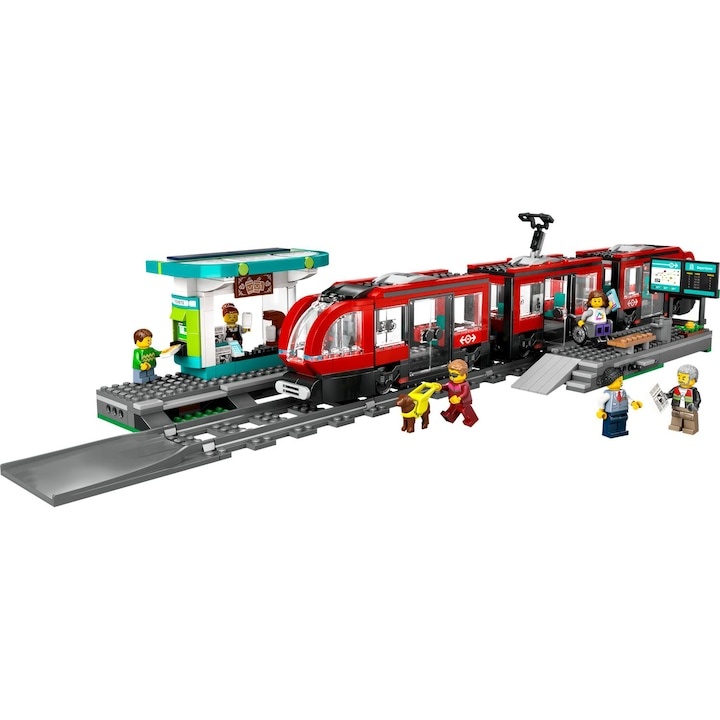 LEGO® City - Statie si tramvai in centrul orasului 60423, 811 piese - 1 | YEO