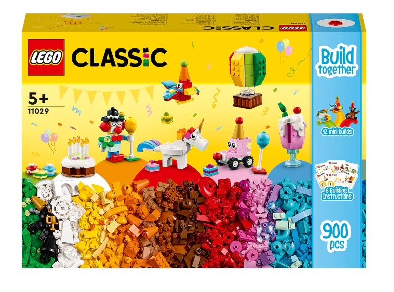 LEGO® Classic - Cutie de petrecere creativa 11029, 900 piese