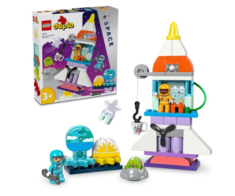 LEGO® DUPLO® - Aventura cu naveta spatiala 3 IN 1 10422, 58 piese - 1 | YEO