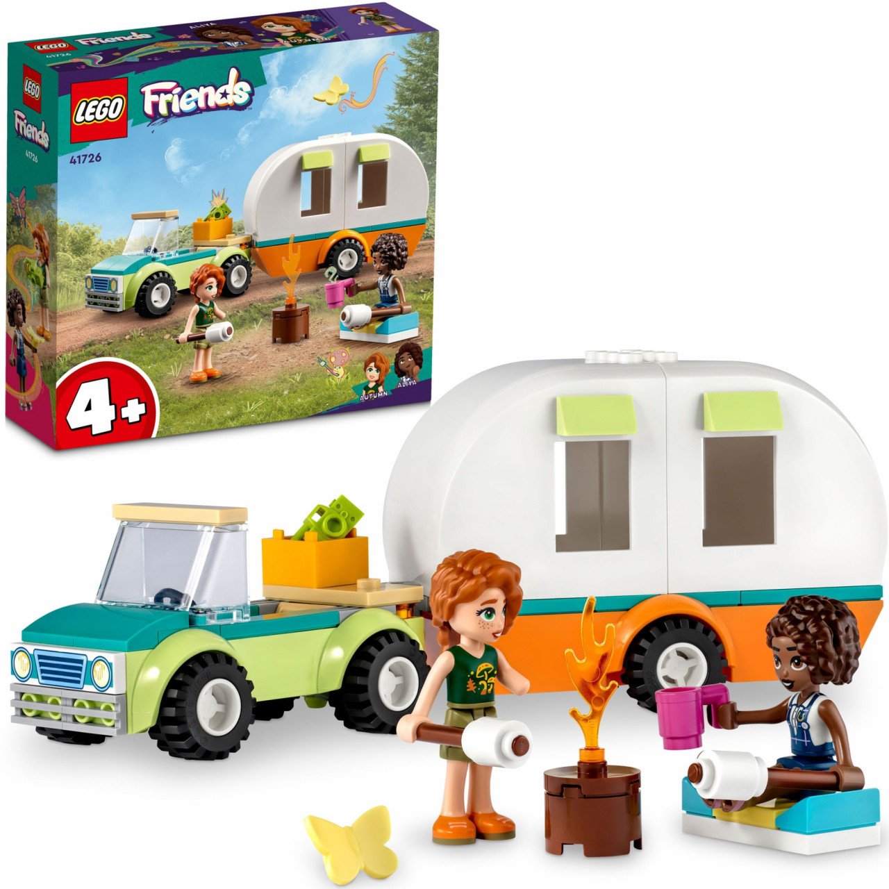 LEGO® Friends - Vacanta cu rulota 41726, 87 piese - 1 | YEO