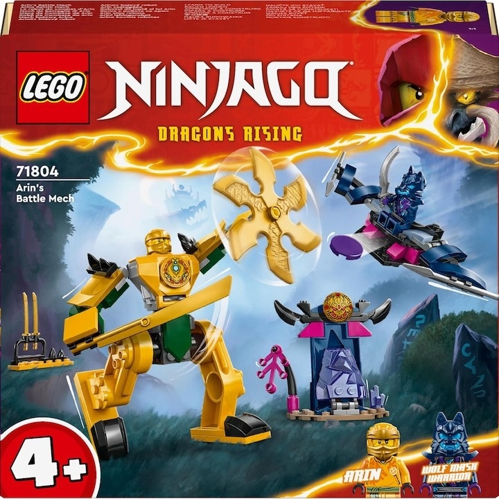 LEGO® Ninjago® - Robotul de lupta al lui Arin 71804, 104 piese