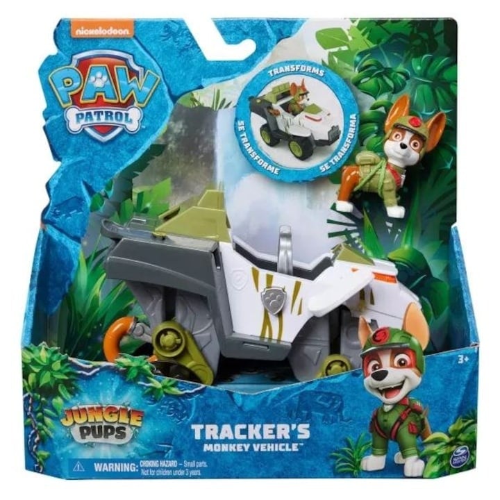 Masinuta cu figurina Paw Patrol - Masina lui Traker