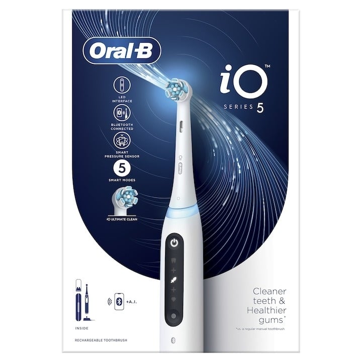 Periuta de dinti electrica Oral-B iO5 cu Tehnologie Magnetica si Micro-Vibratii, Inteligenta artificiala - 2 | YEO