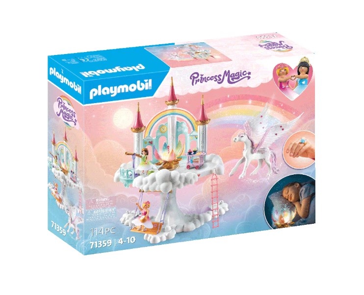 Playmobil Princess Magic - Castelul Curcubeu in nori