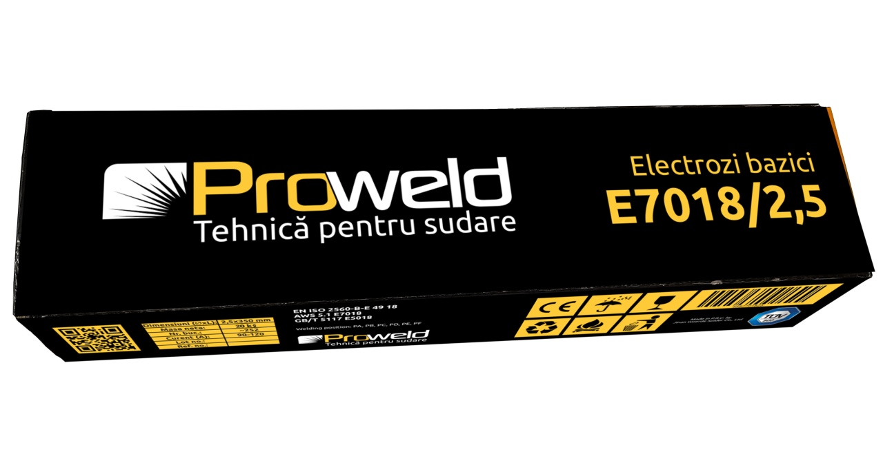 ProWELD E7018 electrozi bazici 2.5mm, 5kg