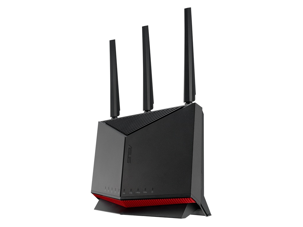 Router Gaming Asus RT-BE86U, BE6800 Dual-bandWiFi7supports 4096-QAM, Multi-link operation (MLO)