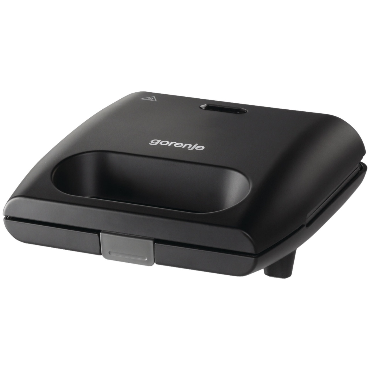 Sandwich maker, Gorenje SM701GCB, 700 W, negru, placi tip grill antiaderente