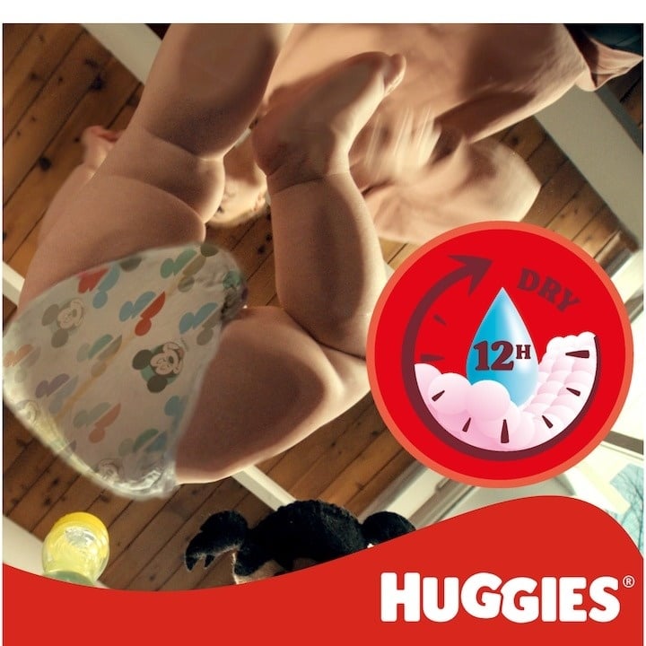 Scutece chilotel Huggies Little Movers 6, Girl, 15-25 kg, 60 buc