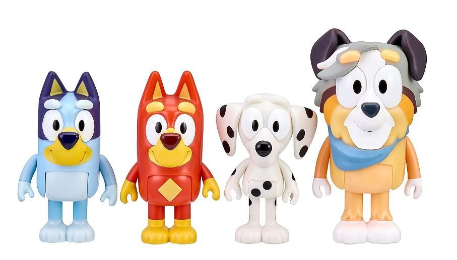 Set 4 figurine Bluey - Bluey la scoala