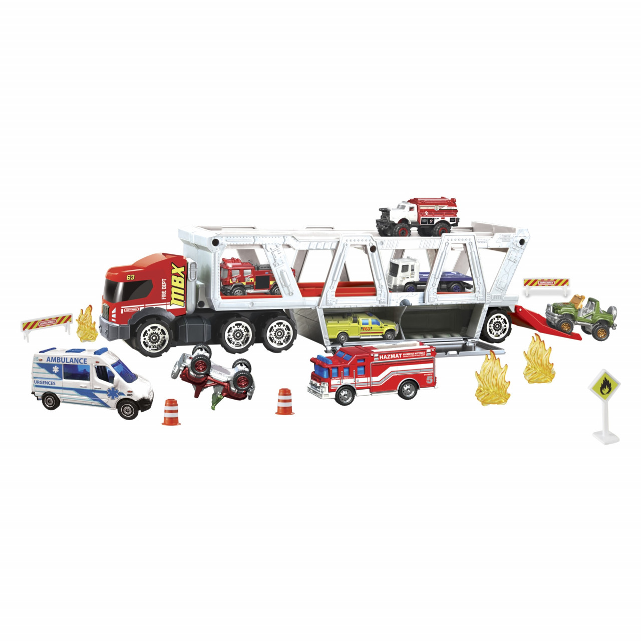 Set de joaca Matchbox - Echipaj de pompieri - 2 | YEO