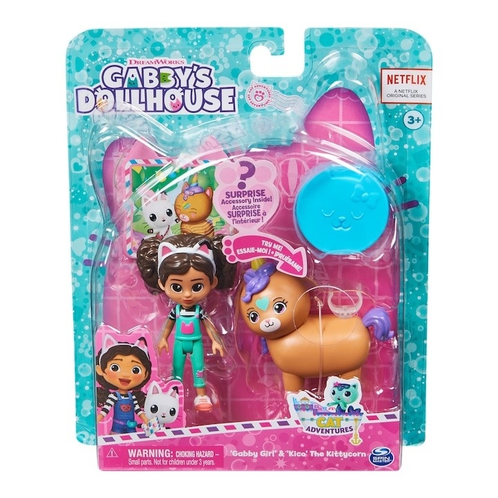 Set figurine Gabbys Dollhouse - Gabby si Kico