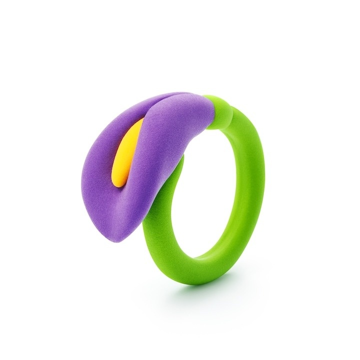 Set Hey Clay Bijou - Flower rings - 5 | YEO