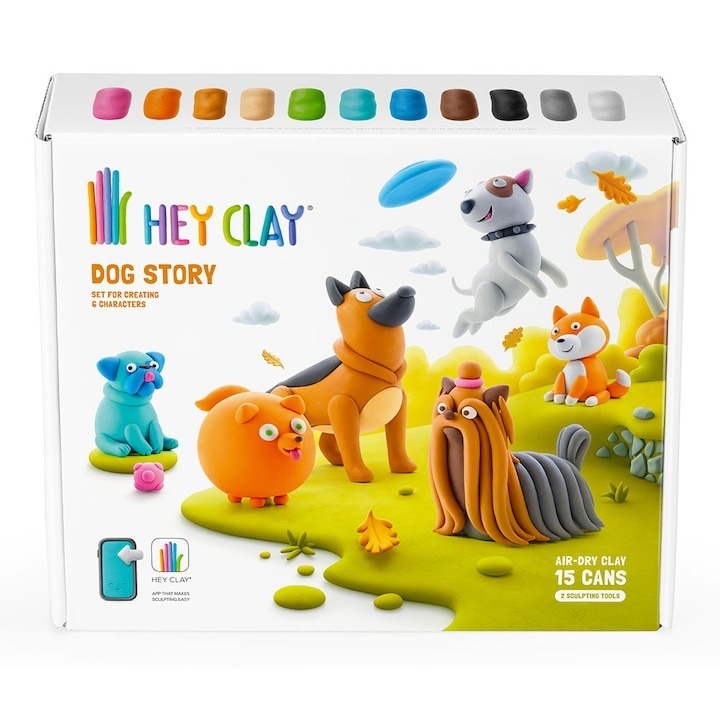 Set Hey Clay - Dog Story - 1 | YEO